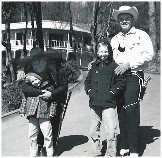 Pancho & Fred Kirby with Setzer kids